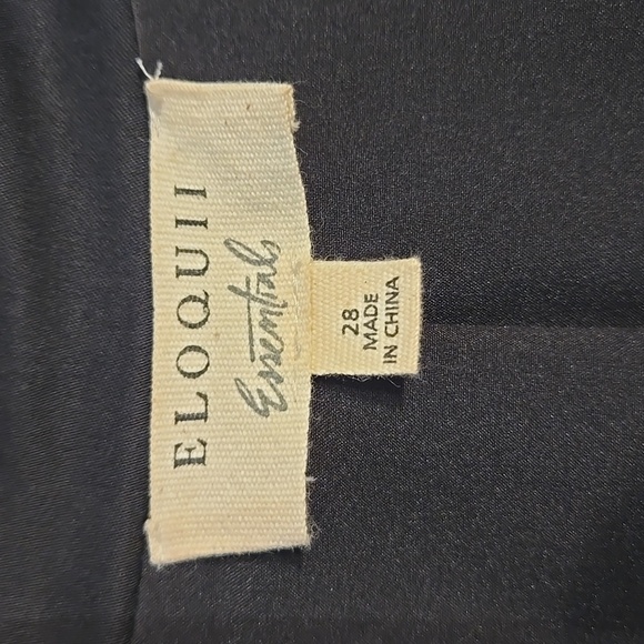 Eloquii Essential Tencel Oversize Lined Shawl Collar Crop Sleeve Open Blazer - Picture 9 of 13